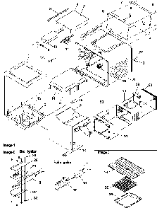 Cavity Diagram and Parts List for ARG7800E-P1143365NE  Amana Range