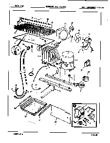 Unit Compartment & System Diagram and Parts List for RB15FA-0AA 7C31A Magic Chef Refrigerator