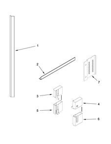 Accessory Parts Diagram and Parts List for MDD8000AWS2  Maytag Dishwasher