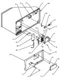 BACK - SIDE ELECTICAL COMPONENTS Diagram and Parts List for EFS65D P4020006601 Menumaster Microwave