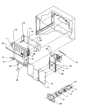 EVAP AREA Diagram and Parts List for THI21S3L P1194704W L Amana Refrigerator