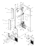 CABINET BACK Diagram and Parts List for THI21S3L P1194704W L Amana Refrigerator