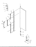 REF DOOR HINGE AND TRIM PARTS Diagram and Parts List for SXD22S2L P1190416W L Amana Refrigerator