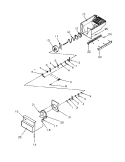 CRUSHED ICE BUCKET PARTS Diagram and Parts List for SXD22S2L P1190416W L Amana Refrigerator