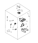 ELECTRICAL COMPONENTS Diagram and Parts List for ARHC7700E P1142638N E Amana Range