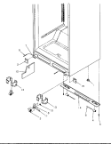 CABINET BOTTOM Diagram and Parts List for GTW21B2L P1192901W L Amana Refrigerator