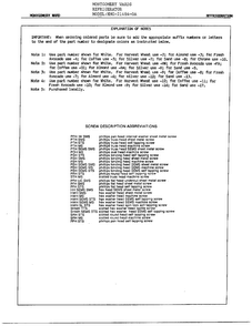 Explanation Of Notes Diagram and Parts List for 21484-OA  Admiral Refrigerator