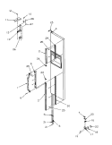 FZ DOOR Diagram and Parts List for SRD325S5W P1199401W W Amana Refrigerator