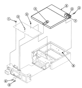 Cabinet Top Diagram and Parts List for SSEH07QJ1500  Speed Queen Dryer