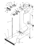 REF / FZ CONTROLS AND CABINET PARTS Diagram and Parts List for SRD325S5W P1199401W W Amana Refrigerator