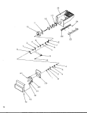CRUSHED ICE BUCKET Diagram and Parts List for SRD325S5W P1199401W W Amana Refrigerator