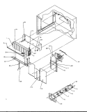 EVAP AREA Diagram and Parts List for TSI18A5 P1188201W Amana Refrigerator