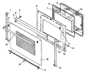 Part Location Diagram of 0302003 Whirlpool *NLA*N*WINDOW ASSEMBLY. EHT344