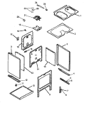 OVEN Diagram and Parts List for ARR626WW P1142678NWW Amana Range