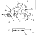INLET HOSE / FILL HOSE / MIXING VLV MTG BRKT Diagram and Parts List for AWM270W2 PAWM270W2 Amana Washer
