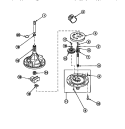34526P TRANSMISSION ASSY Diagram and Parts List for AWM270W2 PAWM270W2 Amana Washer