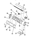 GRAPHIC PANEL, CTRL MTG PLATE AND CTRLS Diagram and Parts List for LW6123LM PLW6123LM A Amana Washer