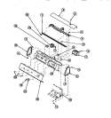 GRAPHIC PANEL, CTRL MTG PLATE AND CTRLS Diagram and Parts List for LW6123LM PLW6123LM A Amana Washer