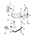 DRAIN HOSE AND SIPHON BREAK Diagram and Parts List for LW6123LM PLW6123LM A Amana Washer