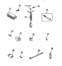 POWER CORD AND TERMINALS Diagram and Parts List for LW6123LM PLW6123LM A Amana Washer
