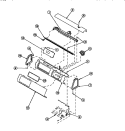GRAPHIC PANEL, CTRL MTG PLATE AND CTRLS Diagram and Parts List for LW9203L2 PLW9203L2 B Amana Washer