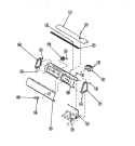GRAPHIC PANEL, CTRL MTG PLATE AND CTRLS Diagram and Parts List for LW9203L2 PLW9203L2 B Amana Washer