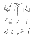 POWER CORD AND TERMINALS Diagram and Parts List for LW9203L2 PLW9203L2 B Amana Washer