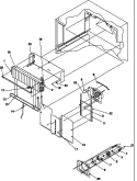 EVAP AREA Diagram and Parts List for TP19AW P1300601W W Amana Refrigerator