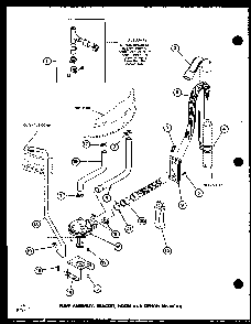Section 11 Diagram and Parts List for LWD250 P7762107W W Amana Washer