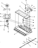 COMPRESSOR COMPARTMENT Diagram and Parts List for GTG18B2L P1192802W L Amana Refrigerator
