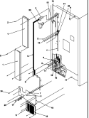 CABINET BACK Diagram and Parts List for TYI18S4L P1195404W L Amana Refrigerator