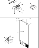 FACTORY INSTALLED ICE MAKER Diagram and Parts List for TYI18S4L P1195404W L Amana Refrigerator