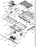 DIVIDER BLOCK Diagram and Parts List for TR25S5E P1196402W E Amana Refrigerator