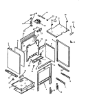 OVEN CAVITY ASSY Diagram and Parts List for RST310UWW P1130739N Amana Range