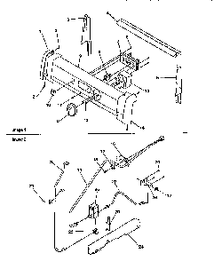 Backguard And Gas Supply Diagram and Parts List for ARG7200W-P1143323NW  Amana Range