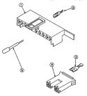 MIXING VALVE & MOTOR CONN BLOCKS, TERM Diagram and Parts List for LW6661W2 PLW6661W2 B Amana Washer