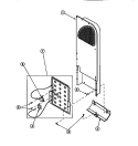 HEATER BOX ASSY ORIGINALLY ON ELEC DRYER Diagram and Parts List for LG8109L2 PLG8109L2 Amana Dryer
