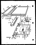 Page 3 Diagram and Parts List for GTX-95DW  Amana Dishwasher