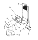 HEATER BOX ASSY ORIGINALLY ON GAS DRYER Diagram and Parts List for LG8109L2 PLG8109L2 Amana Dryer