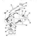 Part Location Diagram of 500744 Whirlpool Assy,wire harness