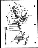 Page 4 Diagram and Parts List for GTX-95DW  Amana Dishwasher