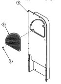 HEATER BOX ASSY REPLACEMENT Diagram and Parts List for LG8319W2 PLG8319W2 Amana Dryer