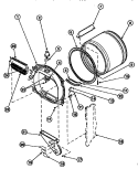 Part Location Diagram of 501570WP Whirlpool Assy bulkhead