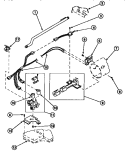 Part Location Diagram of 500747 Whirlpool Assy,wire harness