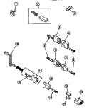 TERMINALS Diagram and Parts List for LE8107L2 PLE8107L2 Amana Dryer