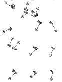 TERMINALS Diagram and Parts List for LE8107L2 PLE8107L2 Amana Dryer