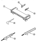 Page 21 Diagram and Parts List for LE8107L2 PLE8107L2 Amana Dryer