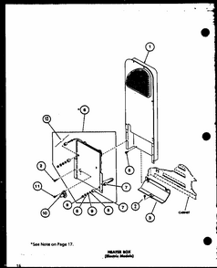 Section 6 Diagram and Parts List for LG3912W P1122703WW Amana Dryer