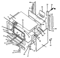 Page 1 Diagram and Parts List for GBP39FA GBP39FA/ Amana Range