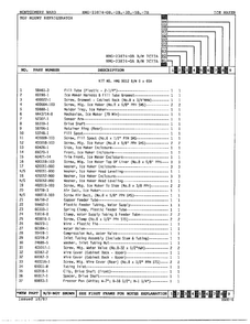 Ice Maker Page 2 Diagram and Parts List for 23874B  Admiral Refrigerator